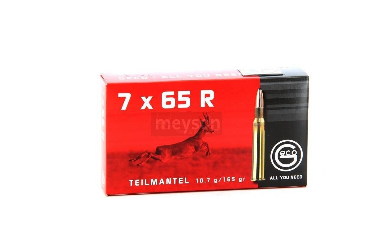Munitions Geco 7x65R Teilmantel 10.7g 165 grains Munitions Geco 7x65R Teilmantel 10.7g 165 grains