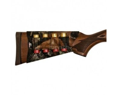 Cartouchière de crosse Mossy Oak pour cartouches calibre 12 