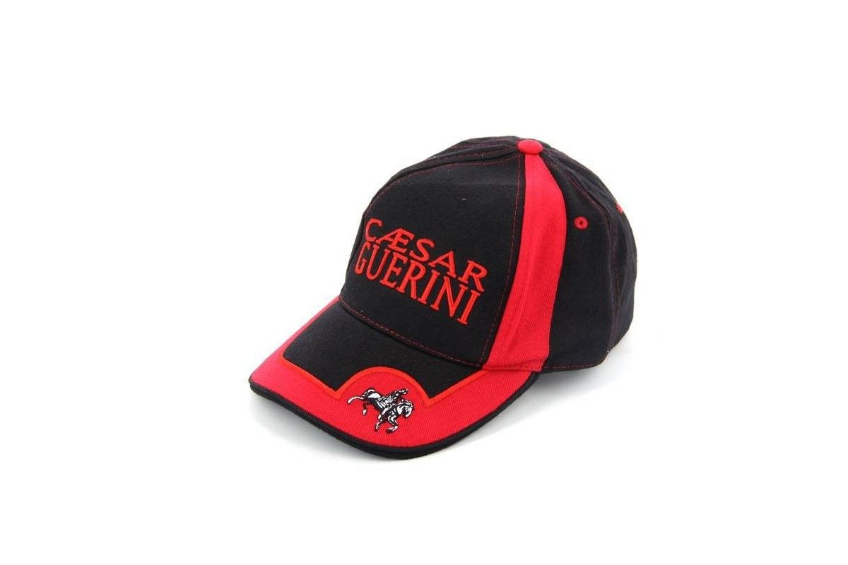 Casquette Caesar Guerini Noire et Rouge Casquette Caesar Guerini Noire et Rouge