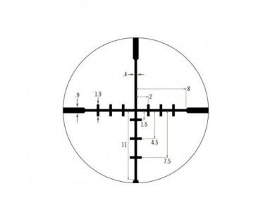 Lunette de visée Vortex Crossfire II 2-7x32 réticule BDC 