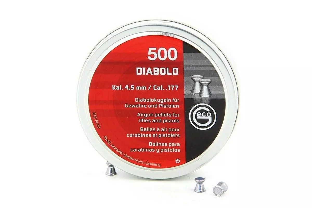 500 Plombs Geco Diabolo calibre 4,5 mm 