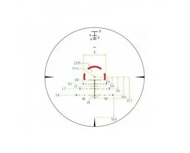 Lunette de visée Vortex Strike Eagle 1-8x24 réticule AR-BDC3 