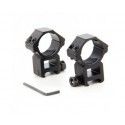Colliers 30 mm Hauts AIR FORCE OPTICS Pour Rail de 21 mm 