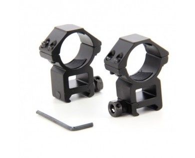 Colliers 30 mm Hauts AIR FORCE OPTICS Pour Rail de 21 mm 