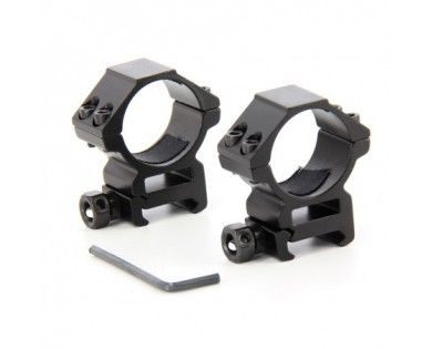Colliers 30 mm Medium AIR FORCE OPTICS Pour rail de 21 mm 