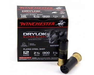 Munitions de chasse Winchester Drylok Super Steel calibre 12/70 