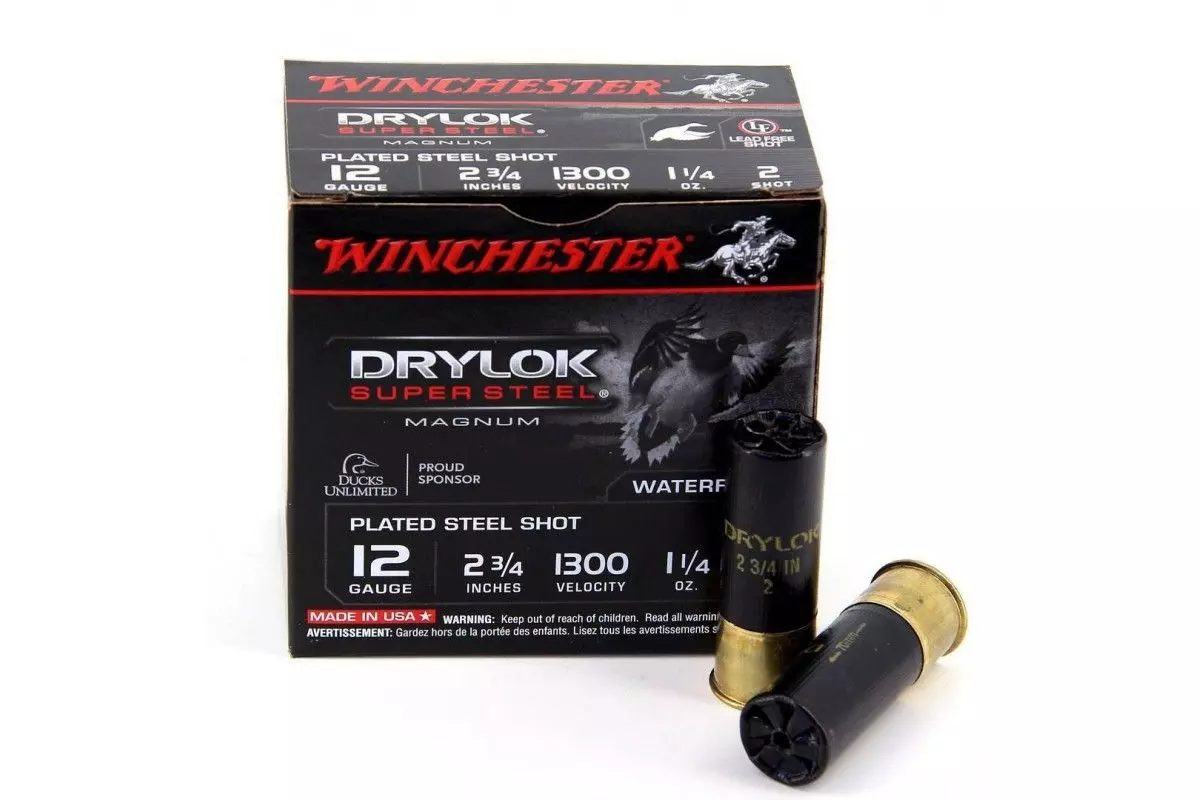Munitions de chasse Winchester Drylok Super Steel calibre 12/70 