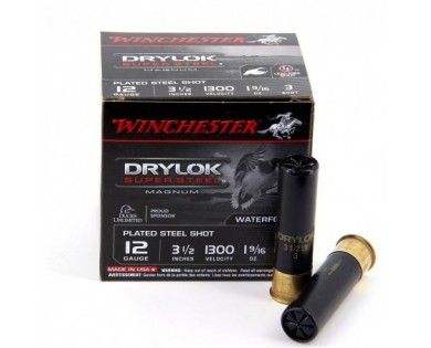 Munitions de chasse Winchester Drylok Super Steel calibre 12/89 