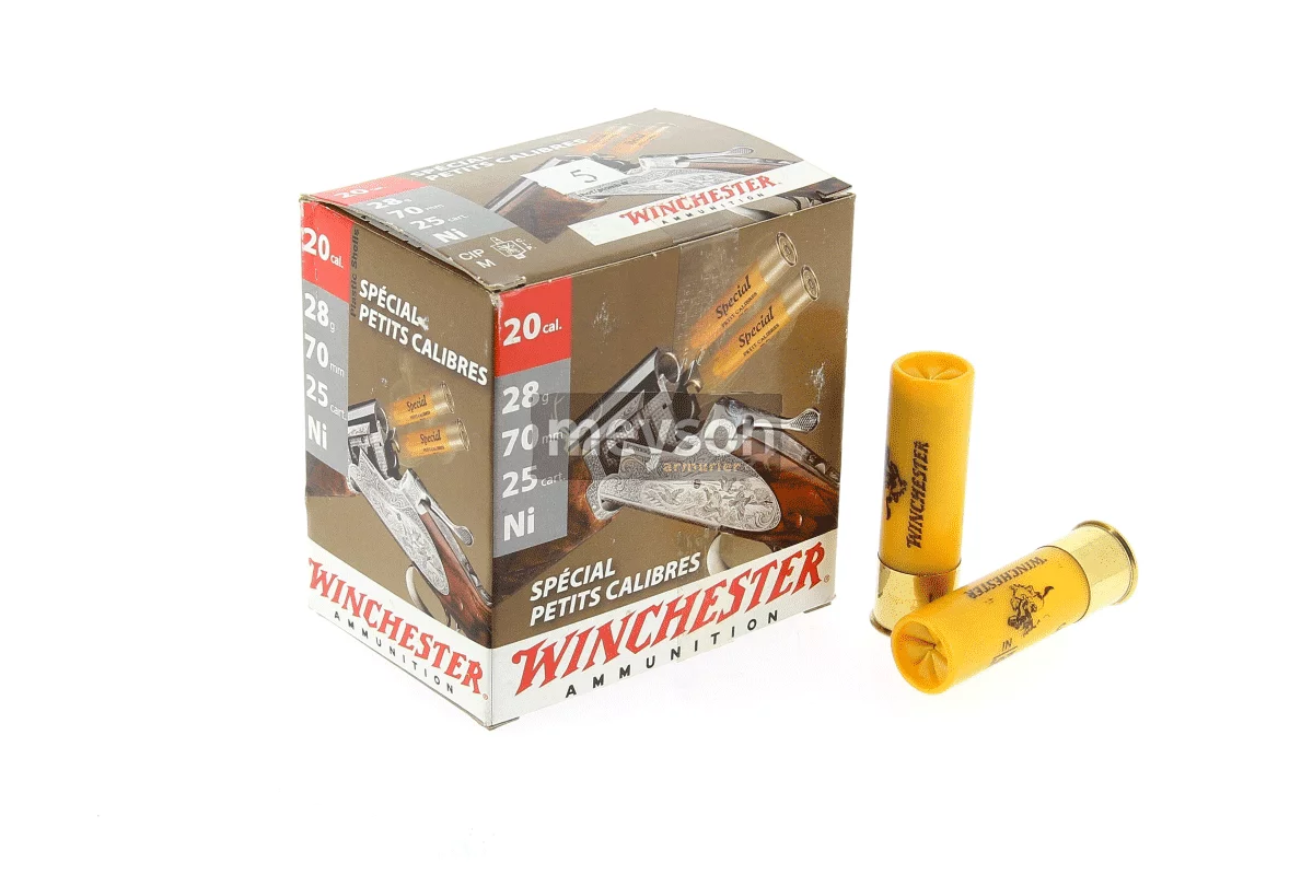 Cartouches de chasse Winchester special petit calibre 20/70 
