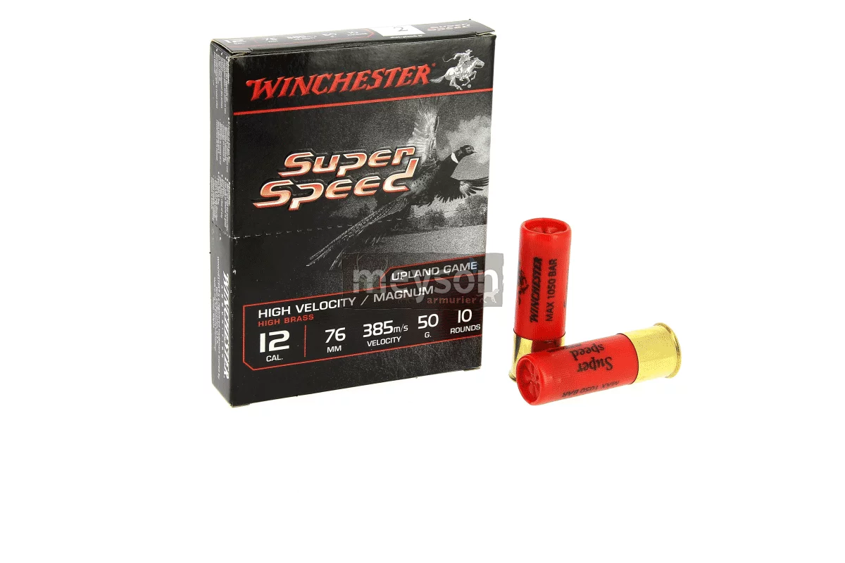 Cartouches de chasse Winchester Super Speed 50 - 12/76 Magnum 