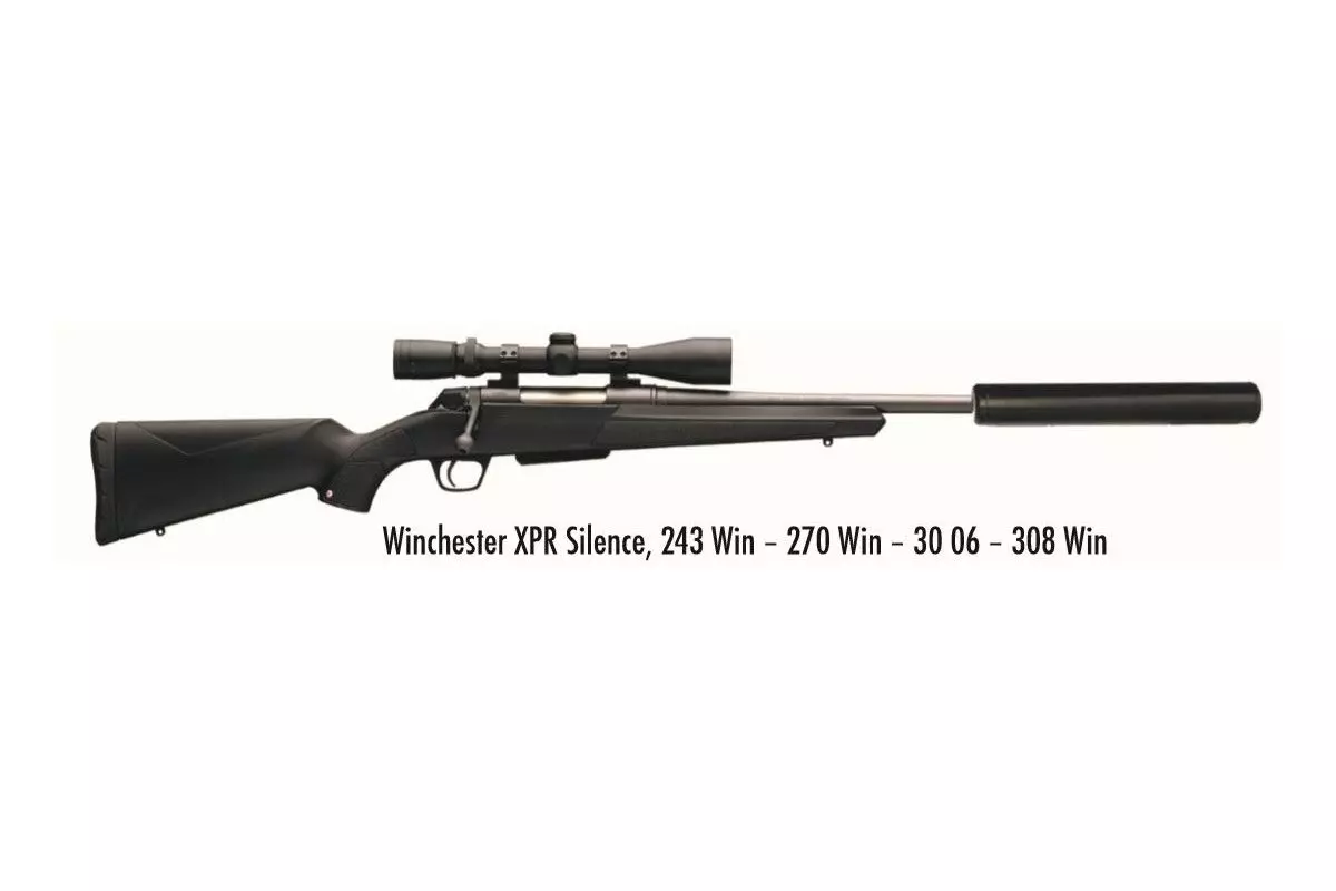 Carabine Winchester XPR Silence + silencieux démontable + Lunette 3-9x40