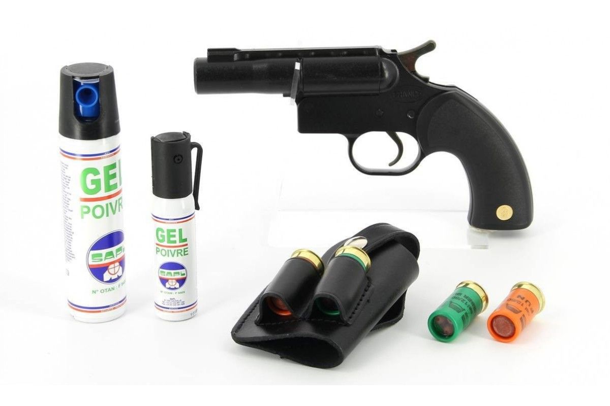 SAPL - Pack Pistolet Gomm-Cogne SAPL GC27 Luxe noir + 1 boîte 12