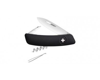 Couteau Suisse Swiza 6 fonctions - D01 Noir 