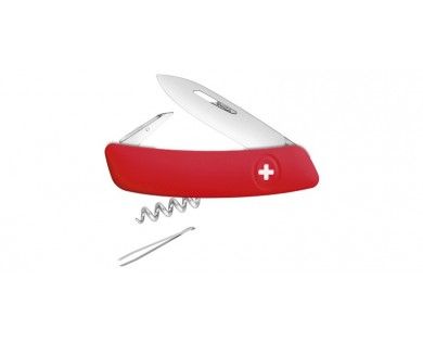 Couteau Suisse Swiza 6 fonctions - D01 Rouge 
