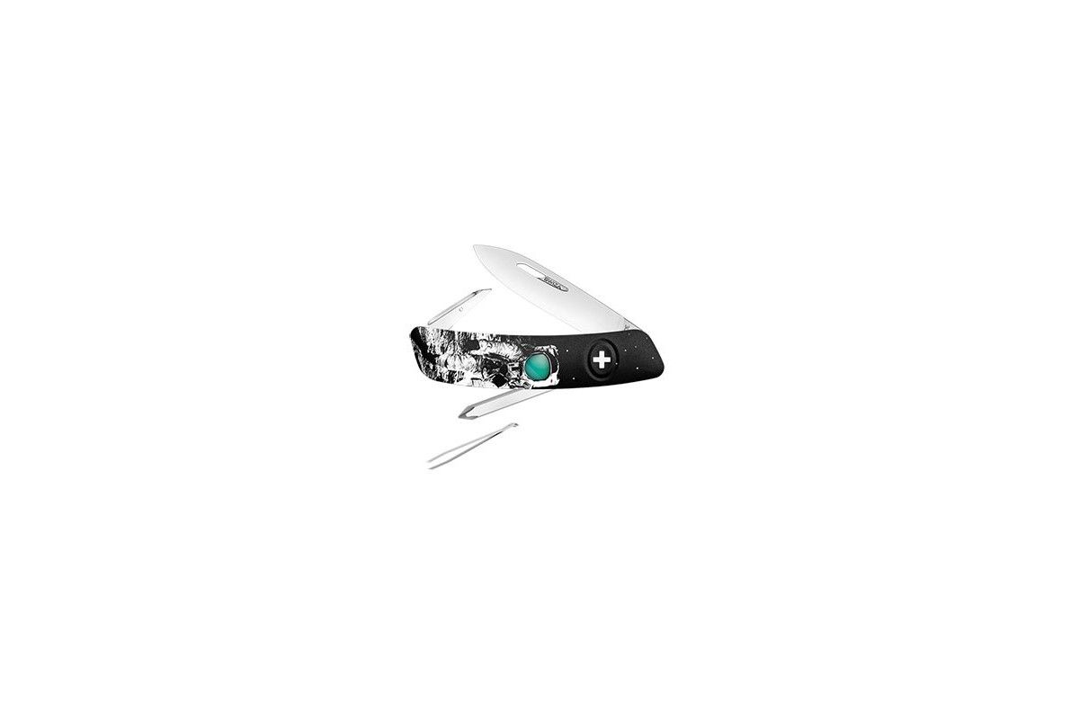Couteau D02 Moonwalk 50 noir - Swiza Couteau D02 Moonwalk 50 noir - Swiza