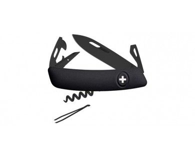 Couteau Suisse Swiza 11 fonctions - D03 ALLBLACK 