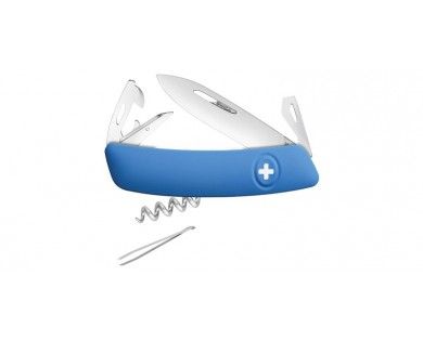 Couteau Suisse Swiza 11 fonctions - D03 Bleu 