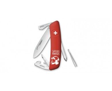 Couteau Suisse SWIZA Edition limitée Pompier - 11 fonctions 