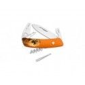 Couteau SWIZA TT03 Tick Toll lion orange 11 Fonctions 
