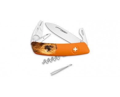 Couteau SWIZA TT03 Tick Toll lion orange 11 Fonctions 