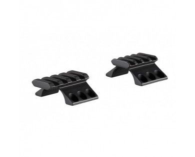 Demi-colliers Picatinny Hawke pour montages 3 vis diamètre 30 mm 