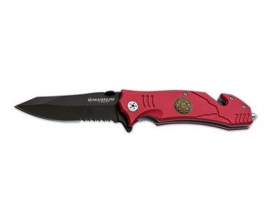 Couteau Magnum Lame 86mm - Manche aluminium - Clip Böker 
