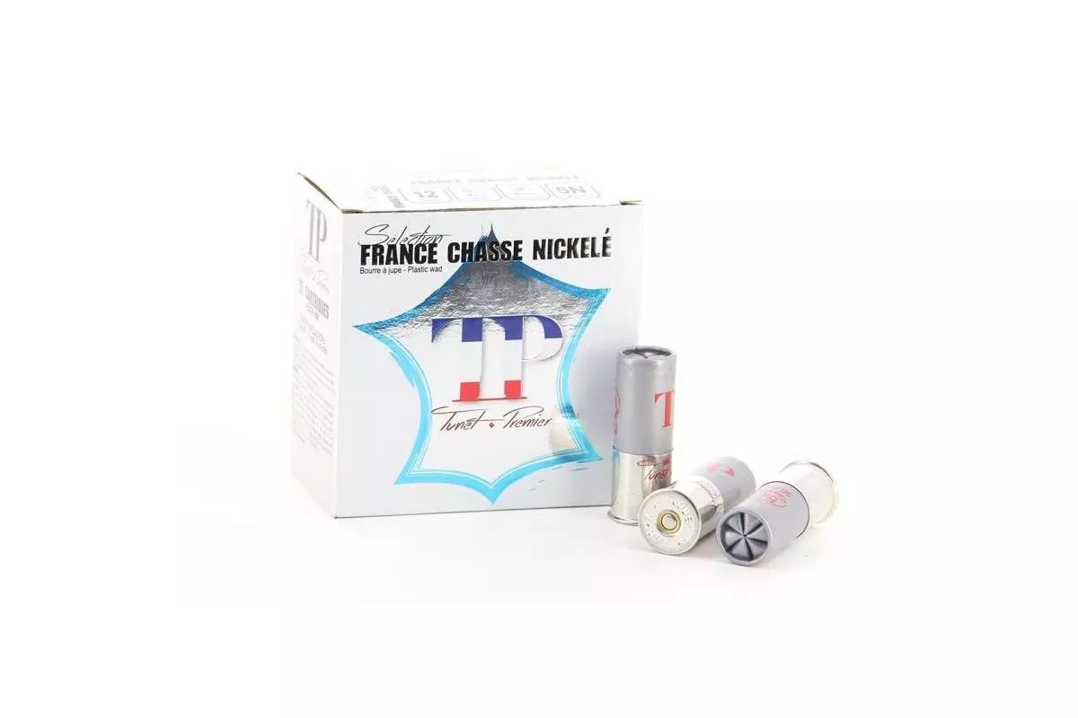 Cartouches Tunet PREMIER France chasse Nickelé 