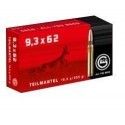 Munitions Geco 9.3 x 62 - TM ½ blindée 