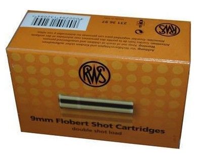 Cartouches 9mm Flobert double charge RWS N°8 