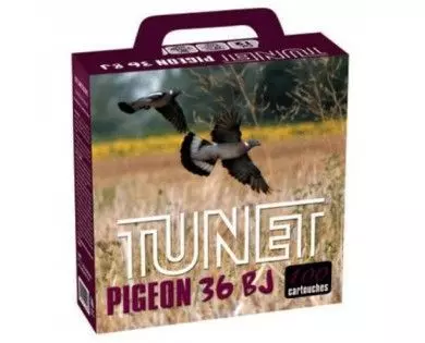 Pack 100 cartouches Tunet Pigeon calibre 12 36 grammes 