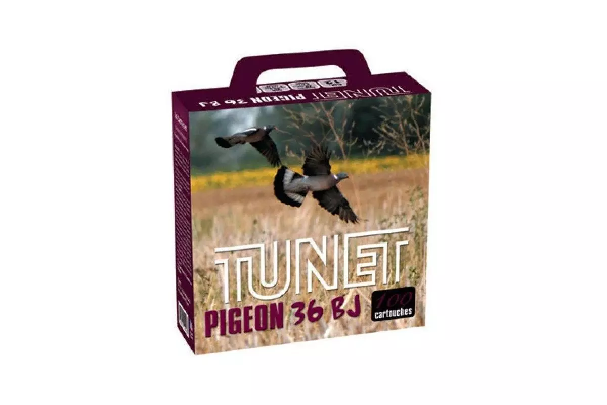Pack 100 cartouches Tunet Pigeon calibre 12 36 grammes 