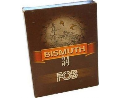 Cartouches de chasse FOB BISMUTH 34 Grammes Bourre Grasse Calibre 12 