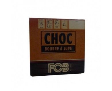 Cartouches de chasse FOB CHOC Bourre à Jupe Cal. 16 