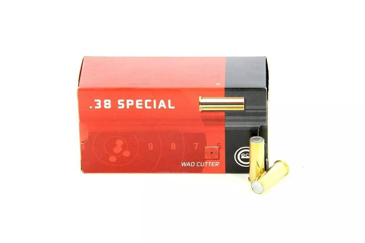 Munitions Geco Wadcutter calibre 38 Special 148 grs boîte de 50 