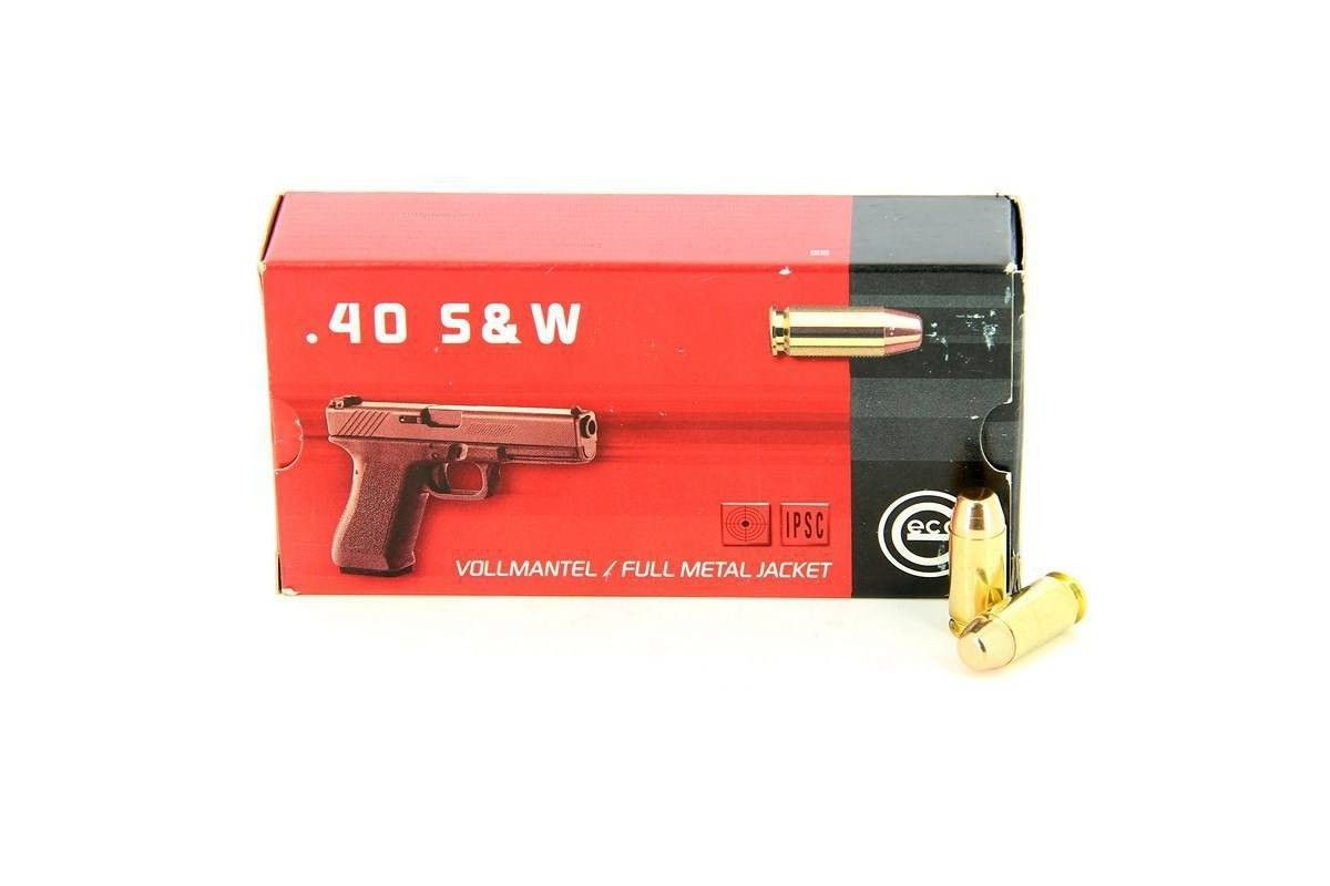 Munitions Geco FMJ calibre .40 S&W 180 grs boîte de 50 Munitions Geco FMJ calibre .40 S&W 180 grs boîte de 50