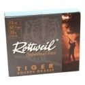 Cartouches de chasse Rottweil TIGER Bourre Grasse Calibre 12 
