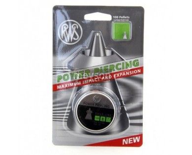 Plombs RWS Power PIERCING - 100 plombs Calibre 5.5 mm 