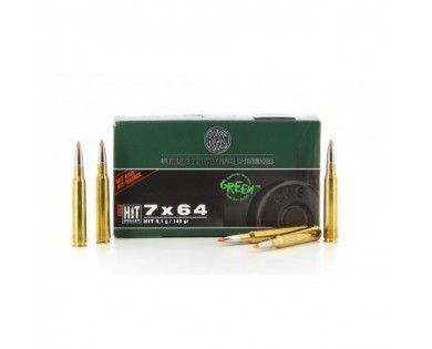 Munitions de grande chasse RWS en calibre 7x64 HIT 9,1g 