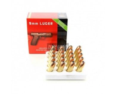MUNITIONS Geco JHP 124 GRS 9X19 