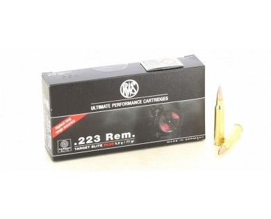 Munitions RWS Calibre 223 rem Target Elite plus 77 grains 