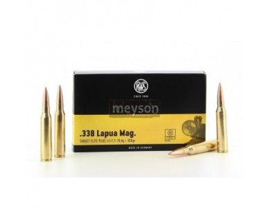 Munitions RWS Target Elite Plus cal 338 Lapua Mag 300 gr x20 