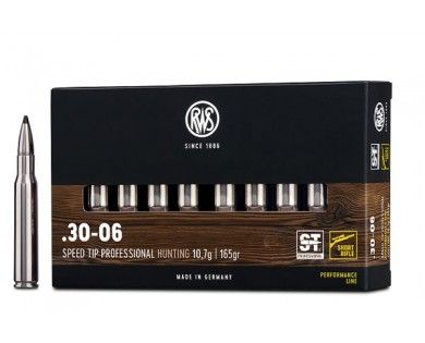 Munitions de grande chasse RWS en calibre .30-06 Short Rifle SPEED TIP PRO 10,7g 