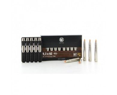 Munitions de grande chasse RWS en calibre 9,3x62 Short Rifle HIT 16,2g 
