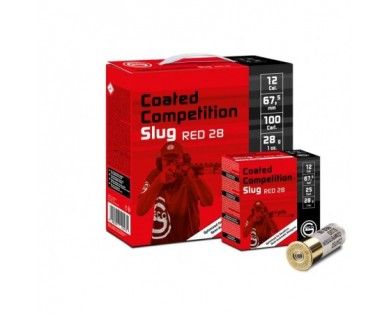 Balle Geco COMPETITION Slug RED Calibre 12 28 grammes 
