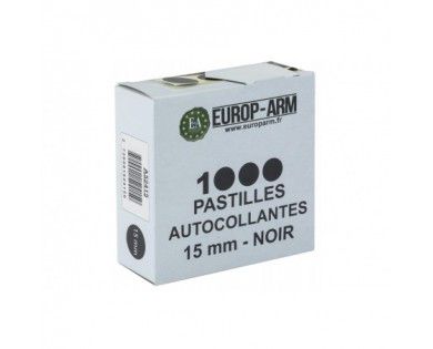 Pastilles autocollantes diam. 15 ou 19 mm 
