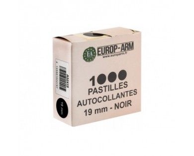 Pastilles autocollantes diam. 15 ou 19 mm 
