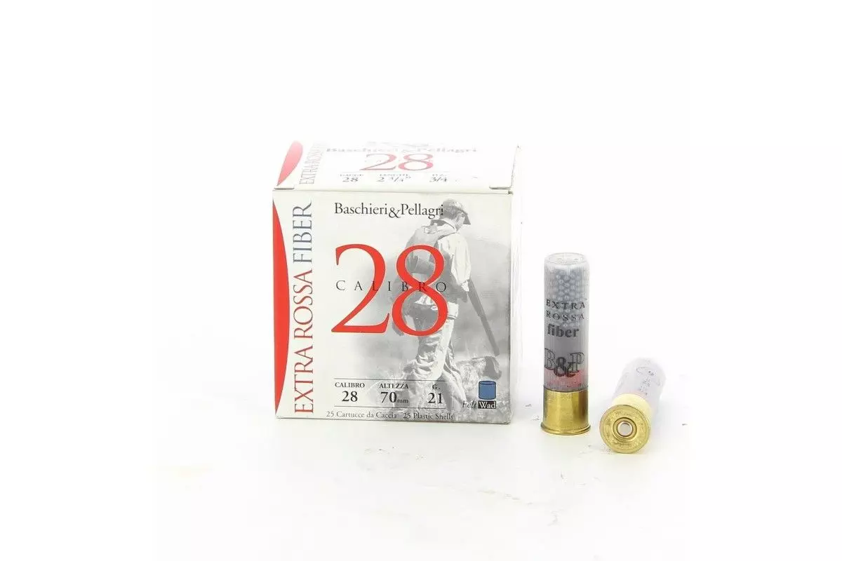 Cartouches B&P EXTRA ROSSA Fiber calibre 28 
