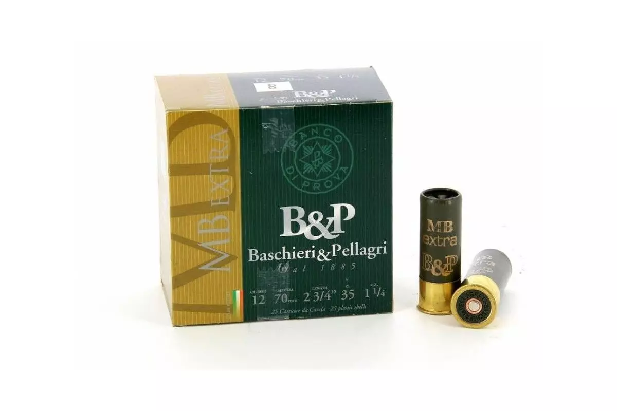 Cartouches B&P MB Extra BJ calibre 12/70 35g 