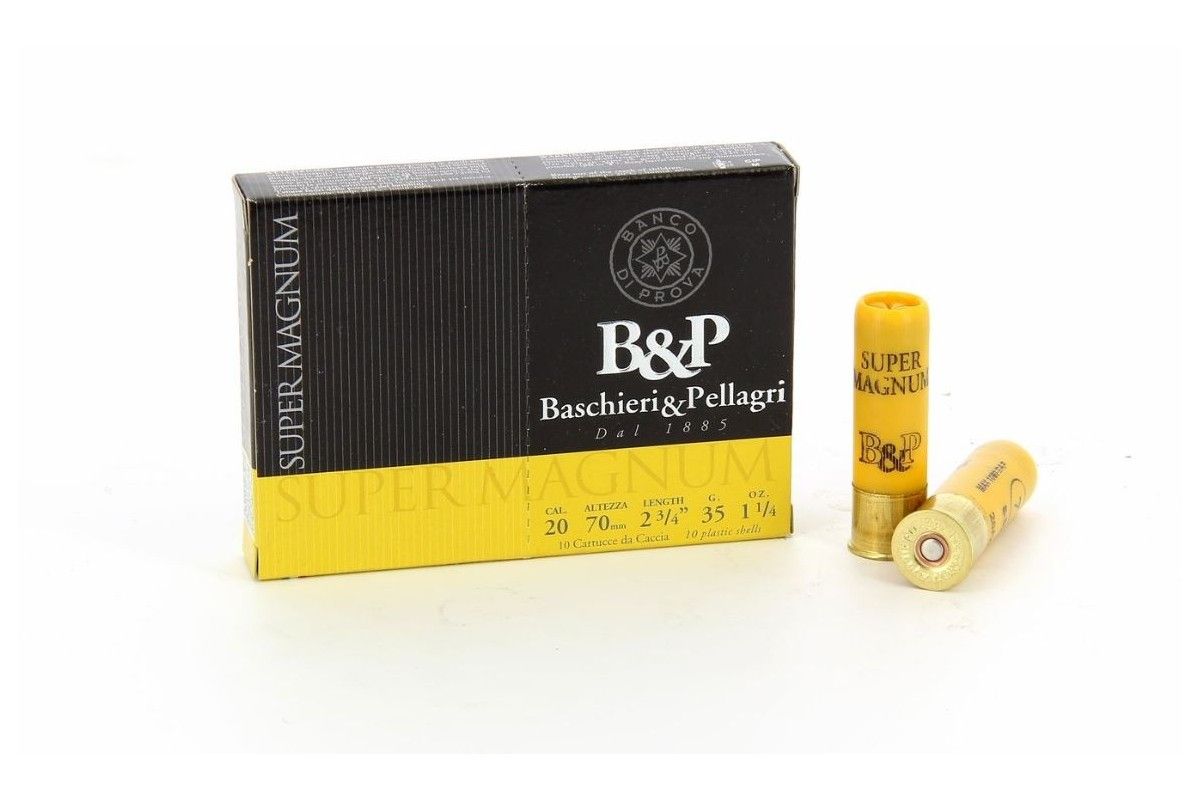 Cartouches B&P Super Magnum BJ calibre 20/70 35g Cartouches B&P Super Magnum BJ calibre 20/70 35g