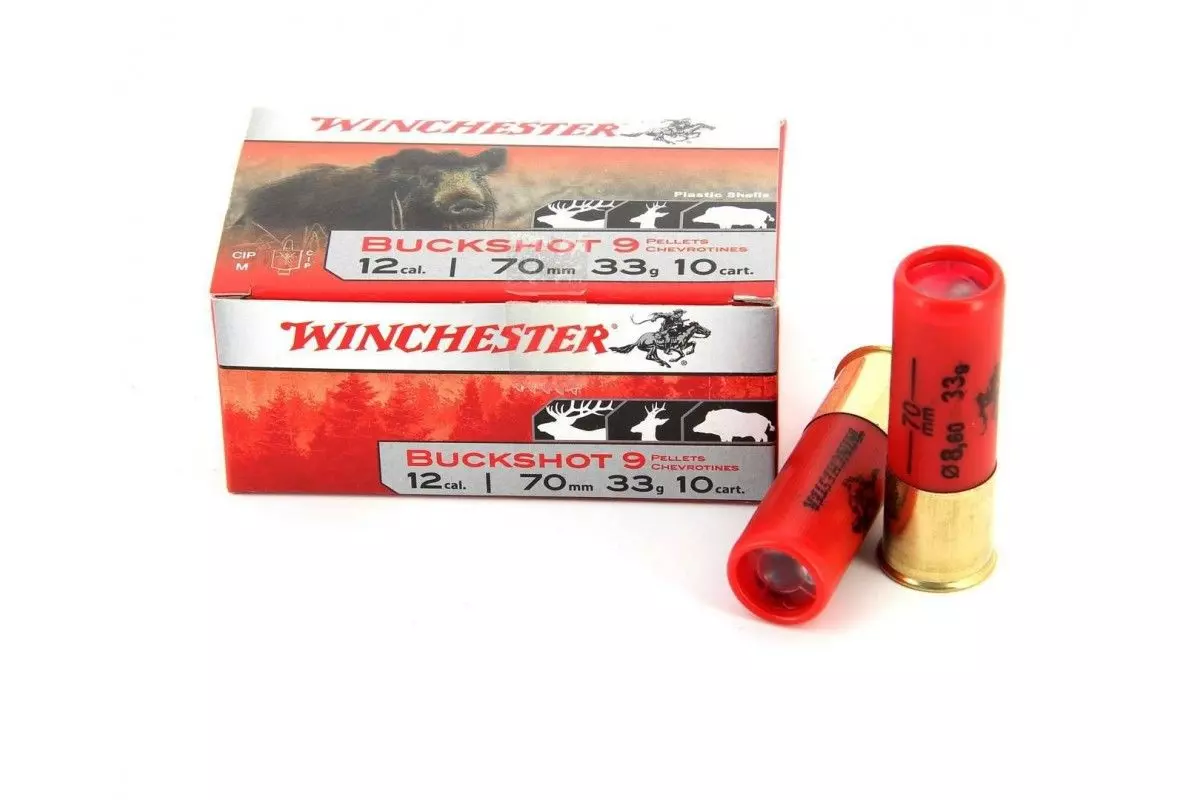 Munitions de chasse Winchester Chevrotine 12/70 